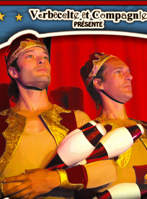 Deux jongleurs et un landau