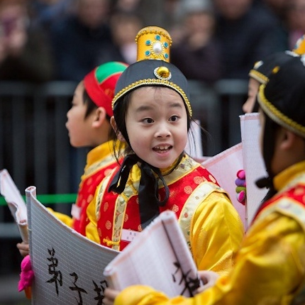Nouvel an chinois : défilé à Paris, enfants