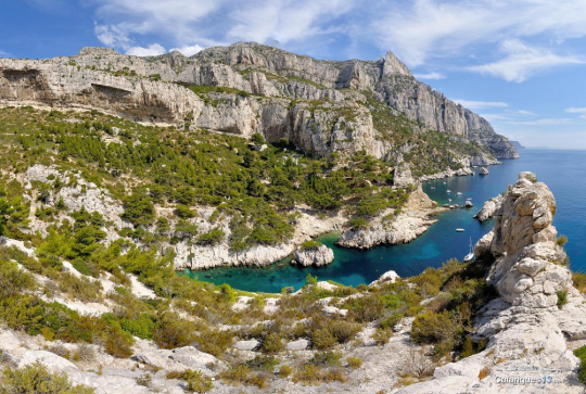 Parc National des Calanques : Panorama sur la mer