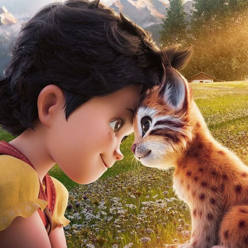 Heidi et le lynx des montagnes : affiche