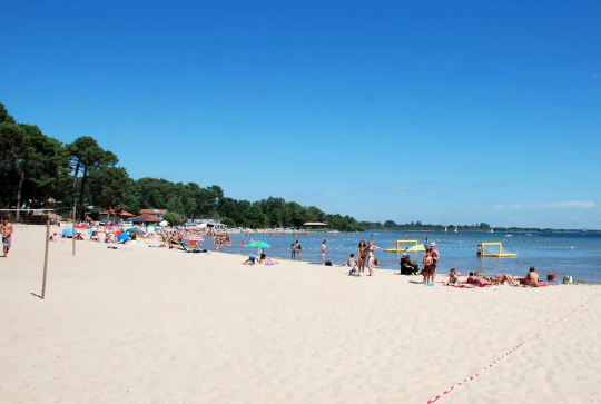 Lac de Cazaux : plage