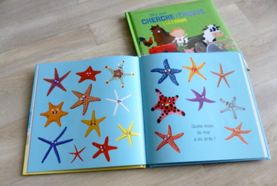 Mon petit cherche et trouve à la plage