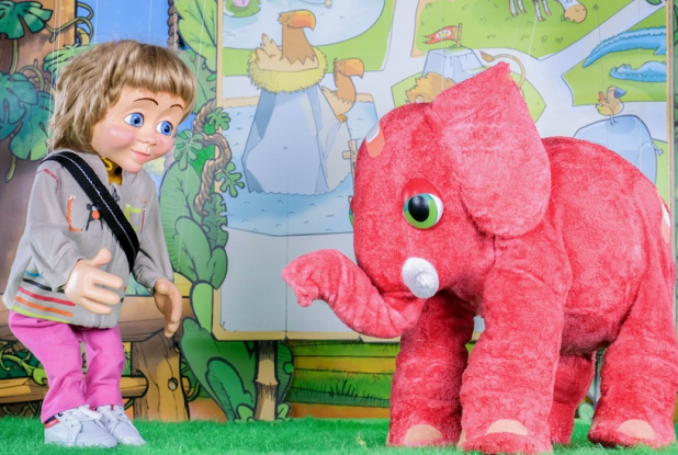 La Girafe Bleue - Petit Jean et l'éléphant