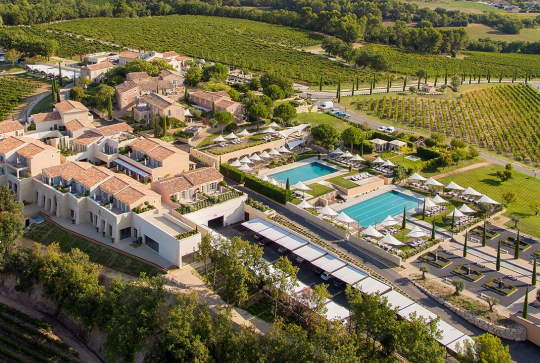 Coquillade Village - vue aérienne