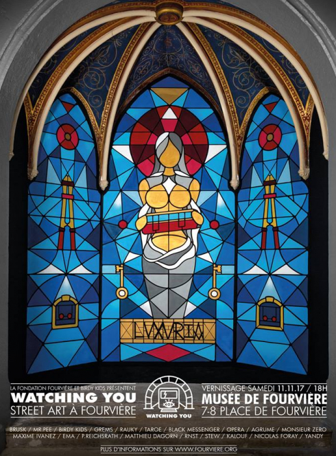 Watching You : Street Art à Fourvière