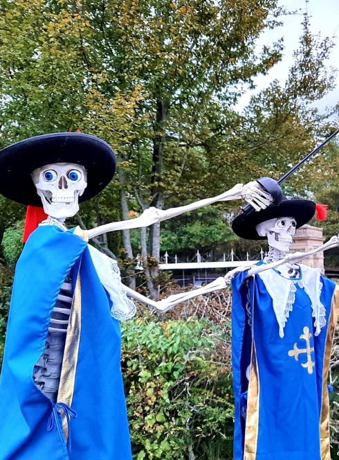 Halloween 2024 à France Miniature : mousquetaires squelettes