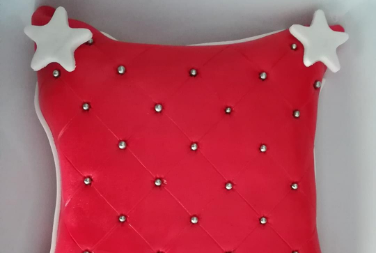 Gâteau coussin pour soirée pyjama
