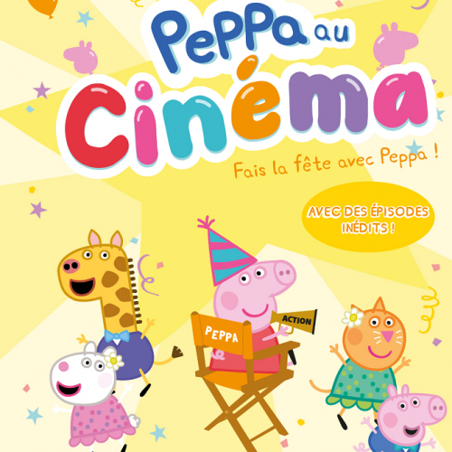 Peppa au cinéma : affiche du film, Peppa Pig et ses copains