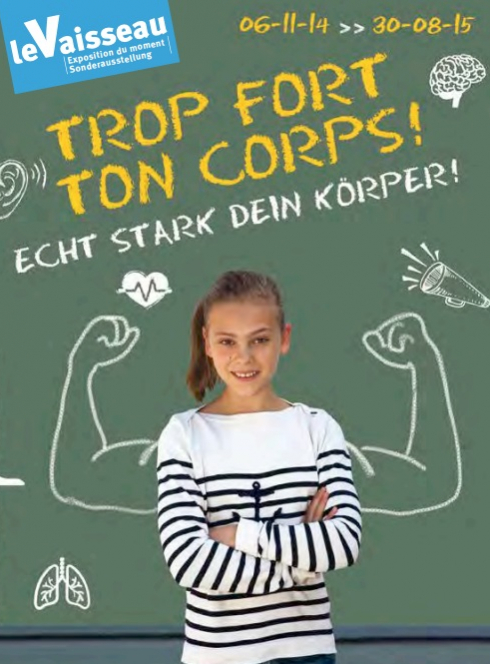 Affiche expo Trop fort ton corps