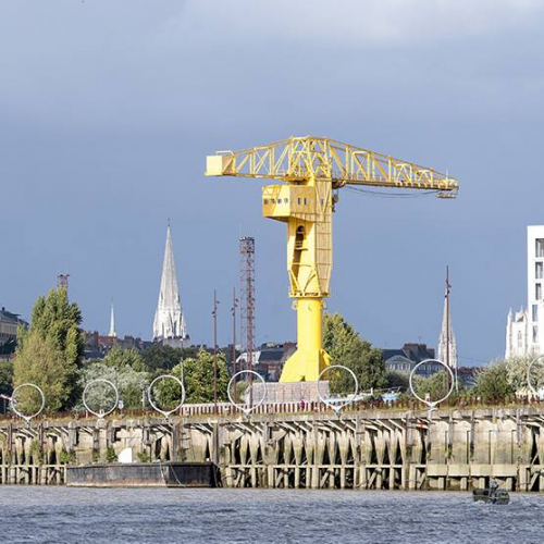 Ville de Nantes : vue du port