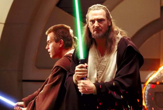 Star Wars : La menace fantôme - Ewan McGregor et Liam Neeson