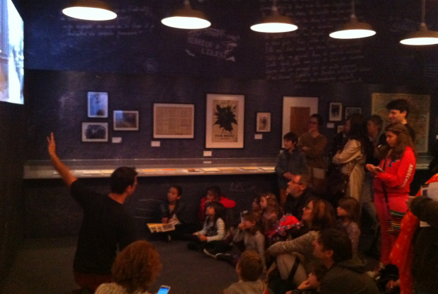 Accueil des enfants - exposition truffaut - cinémathèque - oct 2014