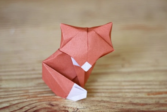 Origami renard