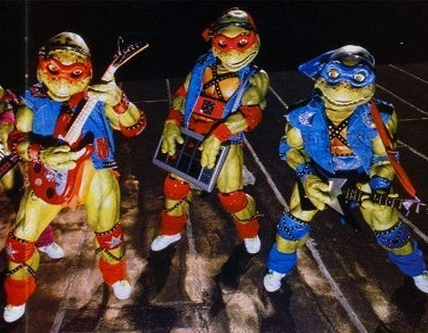 Coming out of their shells Tortues Ninja