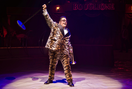 Totti le clown en costule léopard