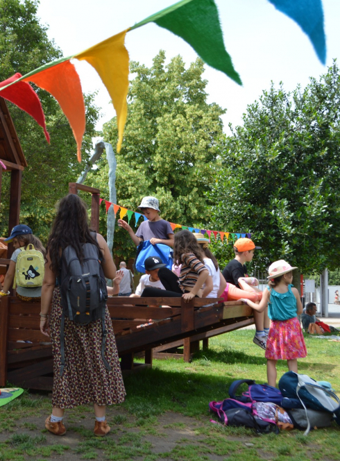 Le Nouveau Printemps : installation famille