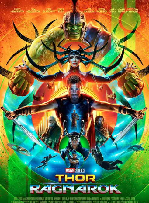 Thor : Ragnarok - Affiche personnages