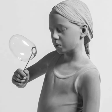 Expo Transparence - Hans Op De BEECK, Tatiana (Soap Bubble), 2017