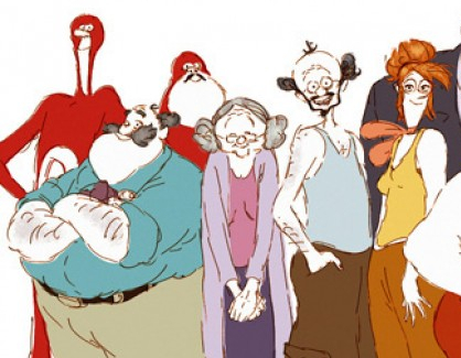 Les personnages de Tante Hilda !