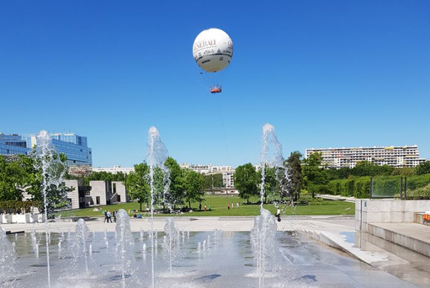 Ballon de Paris Generali en été