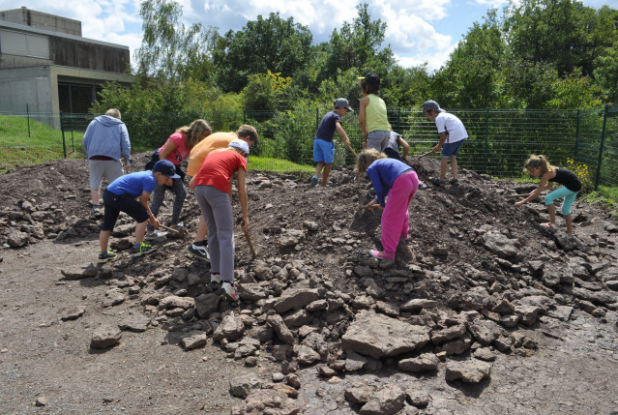Musée Fossilea - animation fouilles