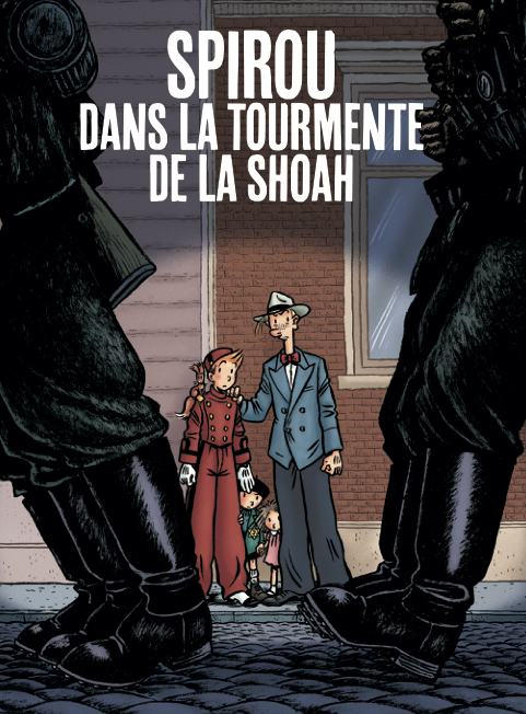 Expo Spirou dans la tourmente de la Shoah : affiche