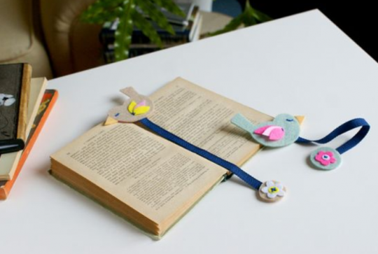 Marque-page en feutrine