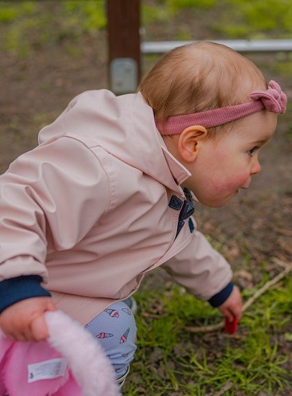 Pâques au Domaine du Vert-Bois : un tout petit qui collectionne les jetons
