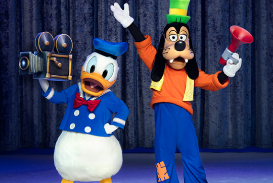 Donald et Dingo à Disney sur glace