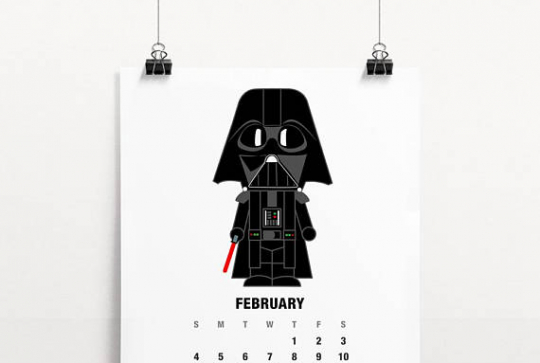 Calendrier Star Wars 2018