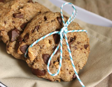 Cookies vegan sarrasin, noix et chocolat