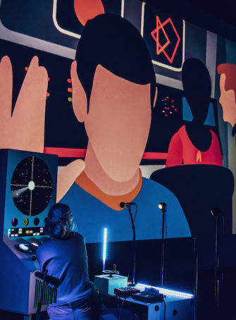 Quitter son caillou par Victoria Follonier & Elie Blanchard, un ciné-spectacle documentaire et musical