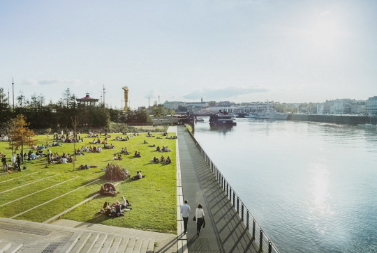 Parcours vélo Tour de l'Île de Nantes