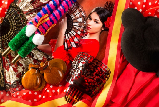 Anniversaire andalou : décoration