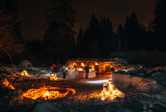 Alpes du Léman - igloo