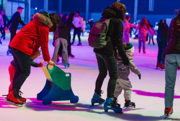 Le Blizz - patinoire à Rennes - en famille