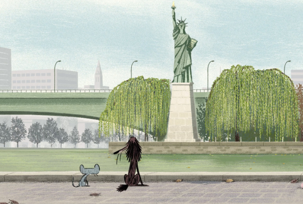 Chien Pourri, la vie à Paris ! : Statut de la Liberté