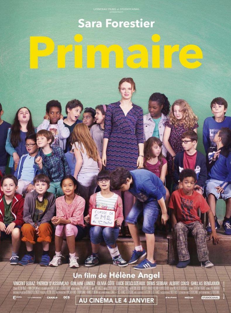 Primaire comédie dramatique française, film pour enfants et adultes au cinéma le 4 janvier