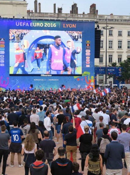 Euro 2016 : fan zone de Lyon