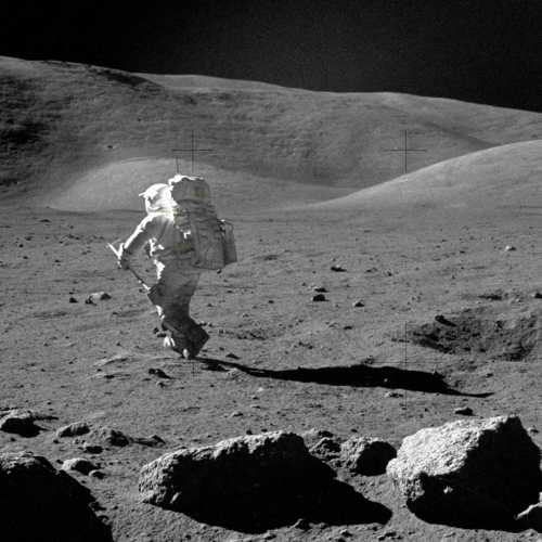 Expo Apollo "1961-1972 : premiers pas humains à la surface de la Lune"