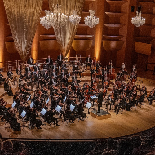 L'Auditorium de Lyon fête son anniversaire : Orchestre sur scène