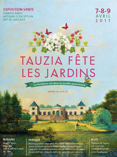 Tauzia fête les jardins - Affiche avril 2017