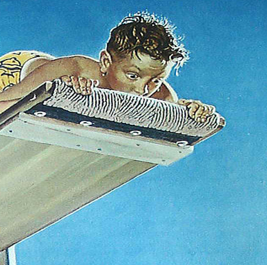 Allez, Ollie... A l'eau !