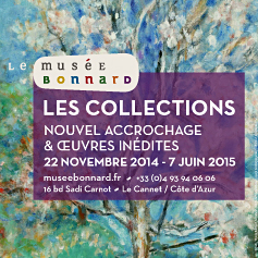 Affiche Musée Bonnard - les collections 2014/2015