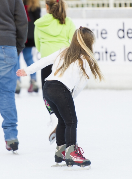 Patinoire à ciel ouvert à Monaco