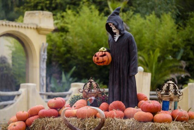 Halloween 2022 à Mer de Sable - Décoration Squelette