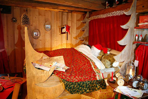 Le Hameau du Père Noël : Chambre