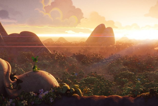 Diplodocus : coucher de soleil