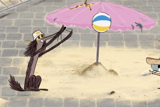 Chien Pourri, la vie à Paris ! : plage