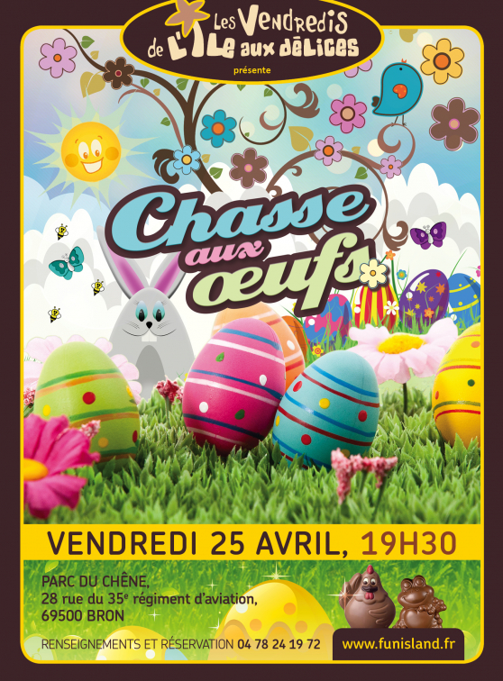 Fun Island - Les vendredis de l'île aux délices - Chasse aux oeufs de Pâques 2014